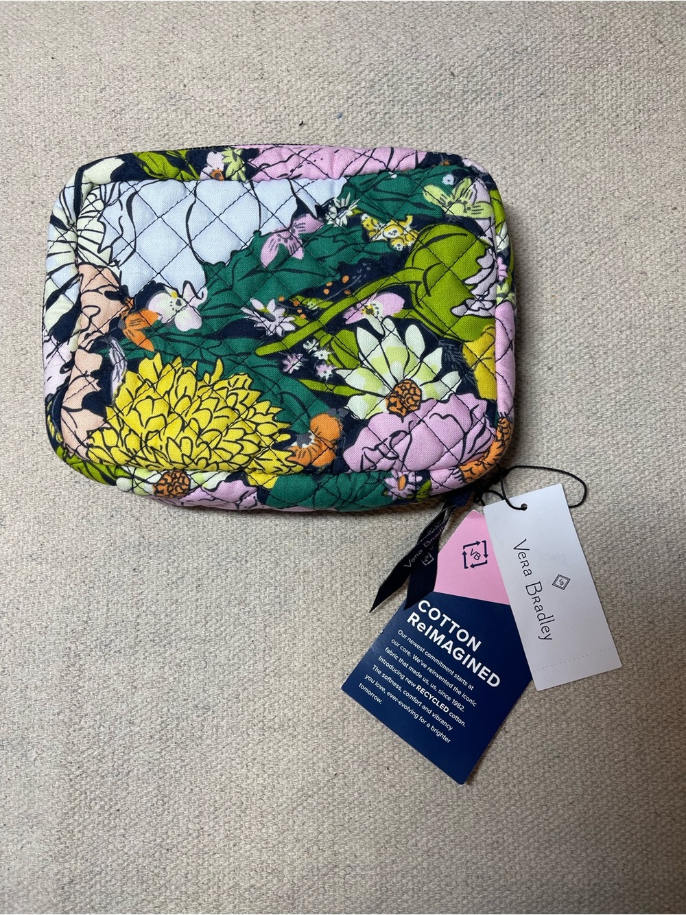 Vera Bradley Zip Around Jewelry Folio - Bloom Boom New